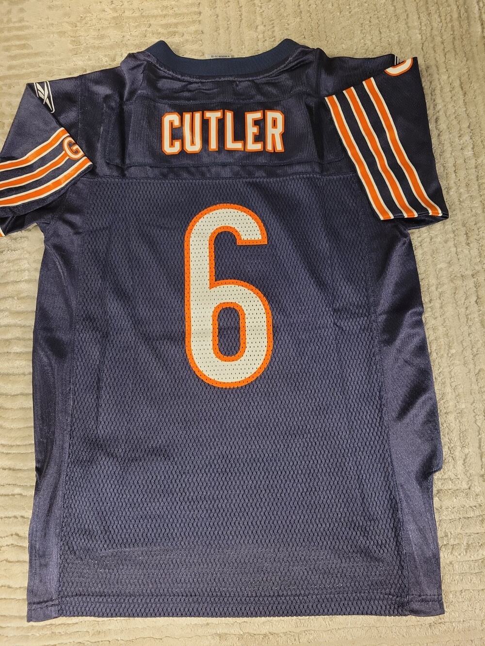 Reebok Jay Cutler Chicago Bears Jersey Youth Medium 10-12 Football Boys Kids